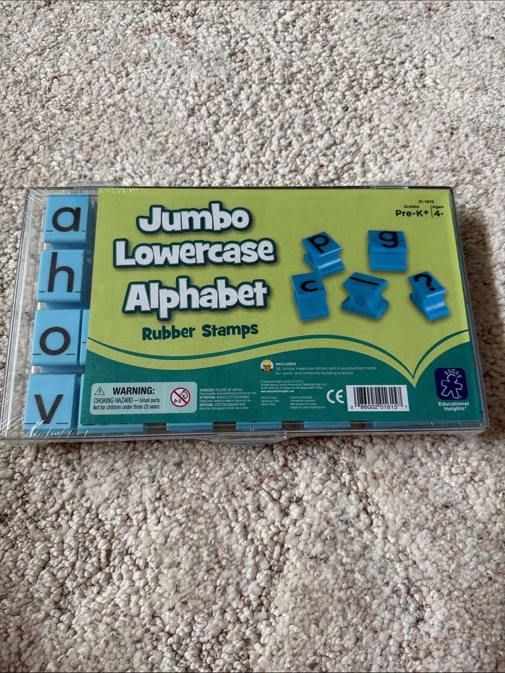 Sealed Rubber Alphabet Stamps